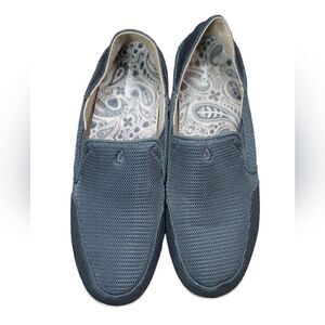 OLUKAI Walalua Gray Mesh Slip On Sneakers